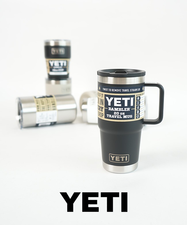 ステッカー・予備ストロー付属】YETI(イエティー) / RAMBLER 20oz STR