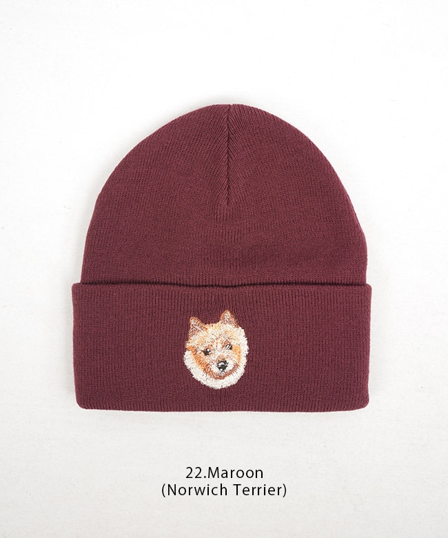 PORT and COMPANY(ポートアンドカンパニー) Dog Embroidery Knit Cap