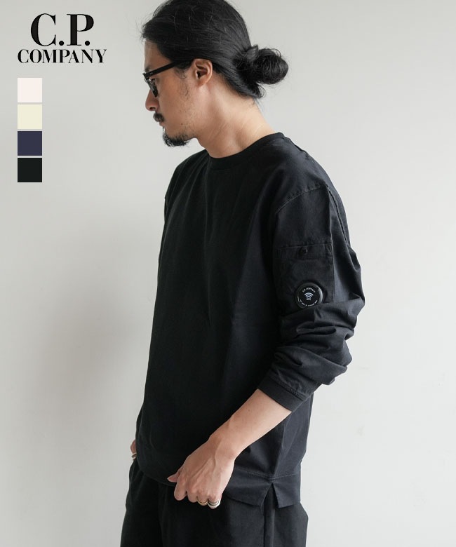 CP company 長袖カットソー C.P.COMPANY(シー・ピー・カンパニー) 30/2 Mercerized Jersey Twisted