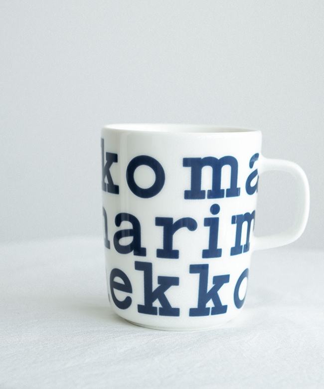 国内正規販売店】marimekko(マリメッコ) Logo (ロゴ)/マグカップ