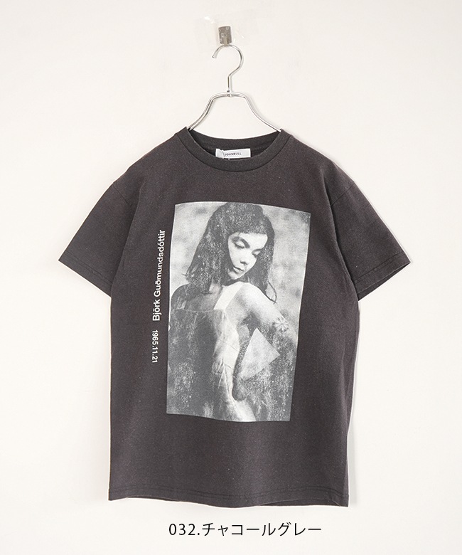 Bjork Tシャツ チャコールグレー (M) JOHNBULL JOHNBULL(ジョンブル)Bjork Tshirt ビョークトップス 半袖 カットソー