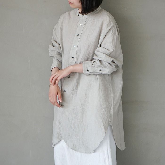 Vlas Blomme(ヴラスブラム/ブラスブラム）チュニックシャツ KL Heritage 60 チュニックシャツ | ITEM | Vlas blomme