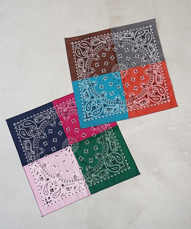 14726500]HAV-A-HANK(ハバハンク)Quad Paisley bandanna クアッド