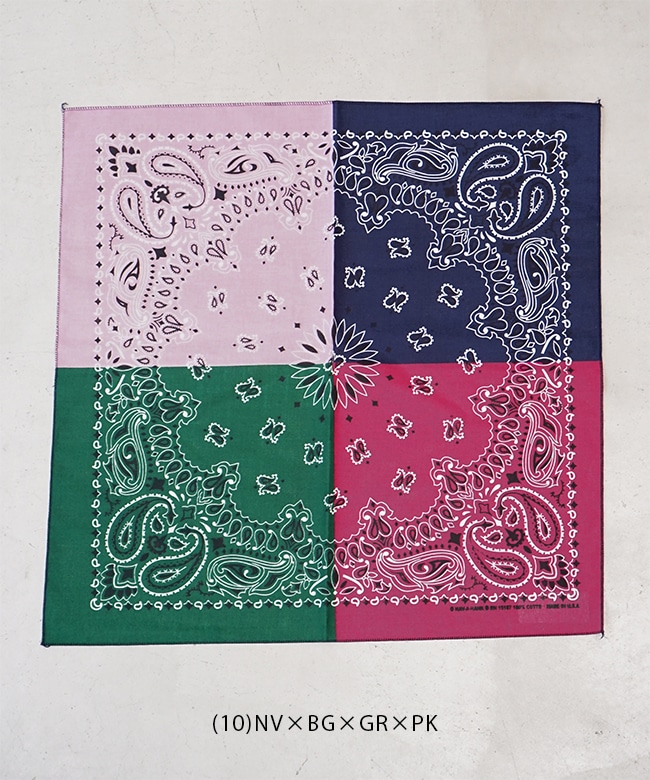 14726500]HAV-A-HANK(ハバハンク)Quad Paisley bandanna