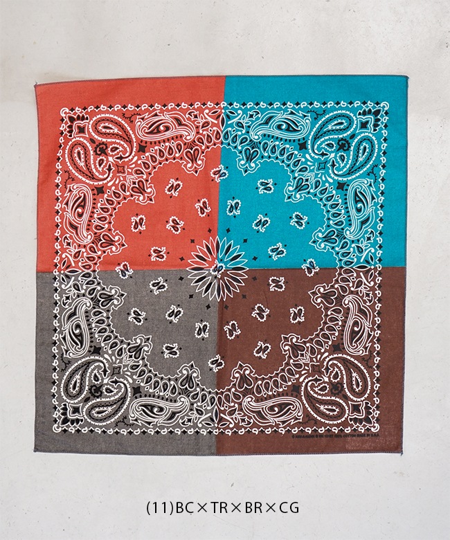 ALL OF HEATH (バンダナつき) 14726500]HAV-A-HANK(ハバハンク)Quad Paisley bandanna