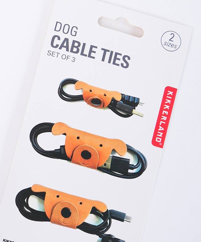 ⑥Parti du Ruban ケープタイプ　ネックアクセサリー　犬用品　写真 KIKKERLAND(キッカーランド)Dog Cable Ties ドッグケーブルタイ犬