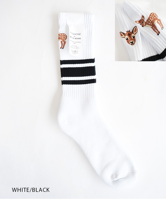 bnbsw58fa]BRU NA BOINNE(ブルーナボイン) Skater Socks Fawns