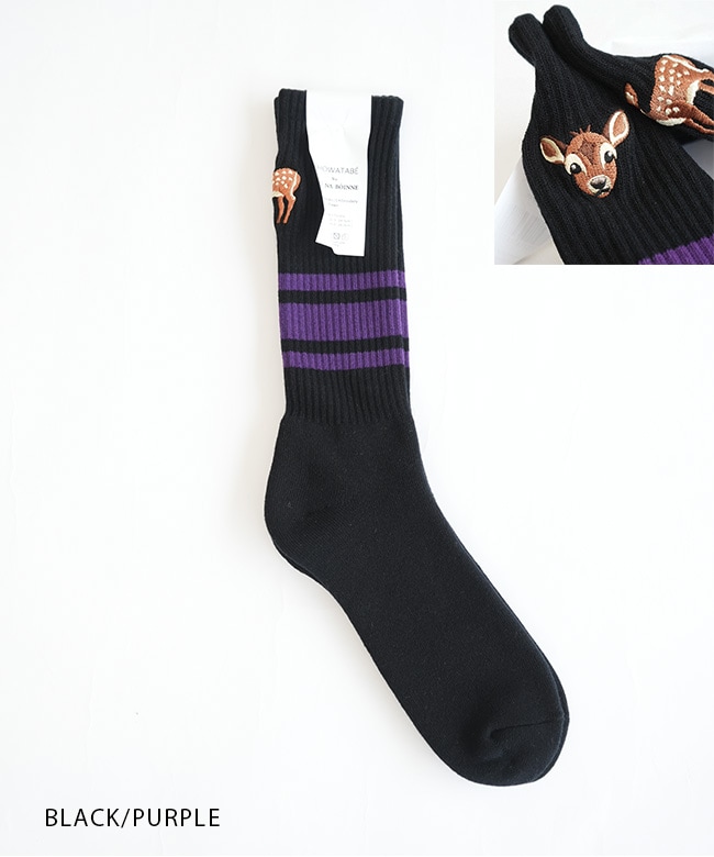 bnbsw58fa]BRU NA BOINNE(ブルーナボイン) Skater Socks Fawns