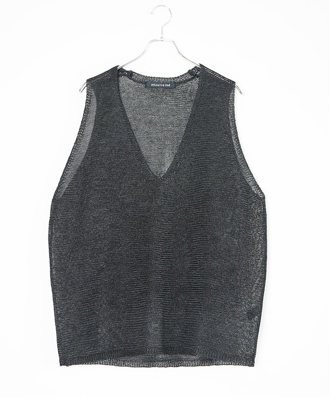 1-220062]mizuiro ind(ミズイロインド)ワイドVネックベスト【メール便