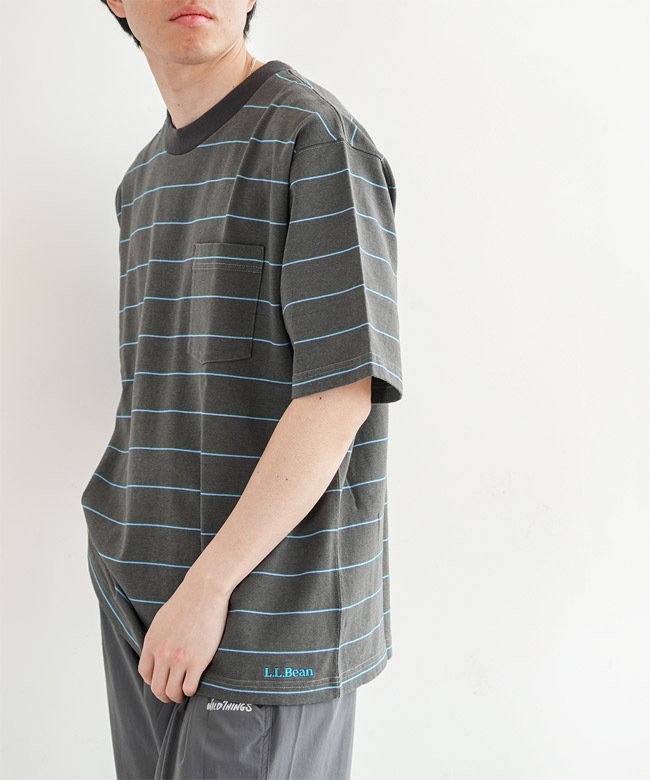 L.L.Bean(エルエルビーン) Union Short-Sleeve Striped Tee ユニオン 