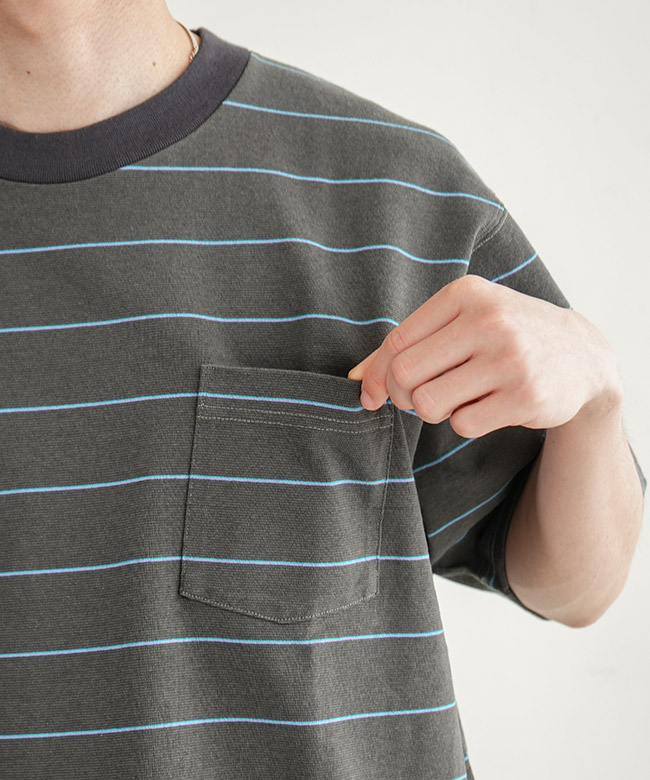 L.L.Bean(エルエルビーン) Union Short-Sleeve Striped Tee ユニオン