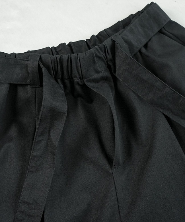 mizuiro ind(ミズイロインド) wide chino PT whith belt ベルトワイド