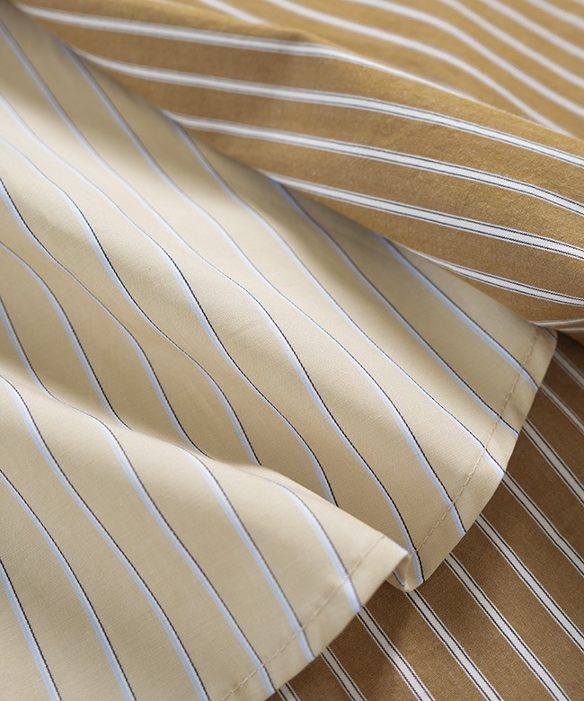 Rhodolirion(ロドリリオン) Double Layer BD Shirt Dress - Stripe
