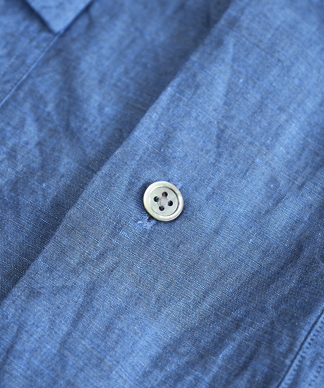 PORTER CLASSIC(ポータークラシック) ROLL UP LINEN COTTON SHIRT