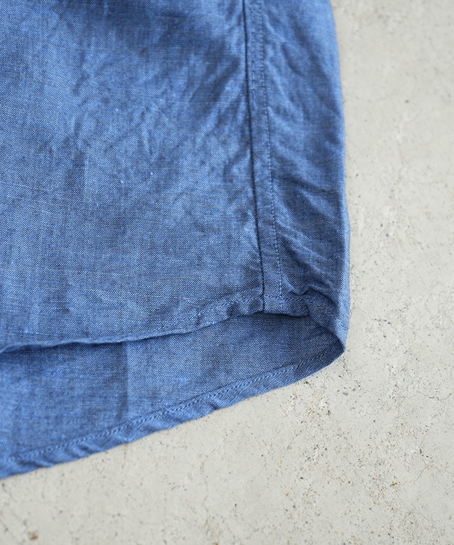 PORTER CLASSIC(ポータークラシック) ROLL UP LINEN COTTON SHIRT