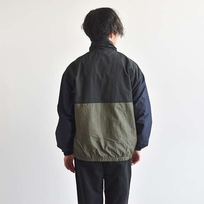 アウター(メンズ) gym master ロクヨン クロス アノラック パーカー M オリーブ(46)