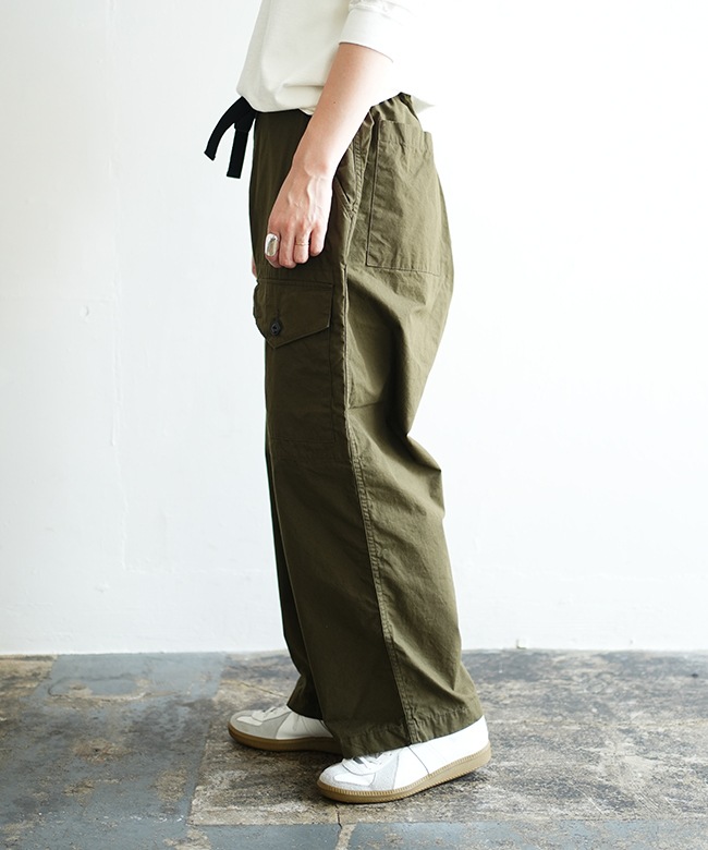 ◎◎tsuzuli(ツヅリ) WEATHER EZ ARMY OVER PANTS ウェザーイージー