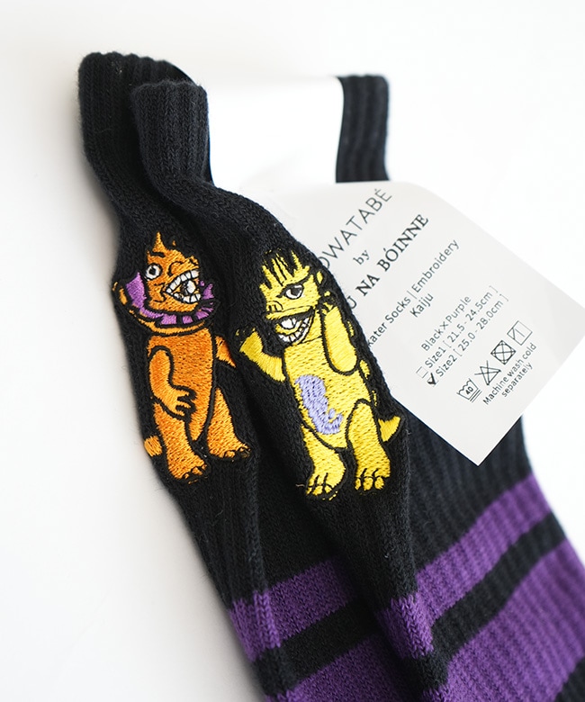 bnbsw58ka]BRU NA BOINNE(ブルーナボイン) Skater Socks Kaiju