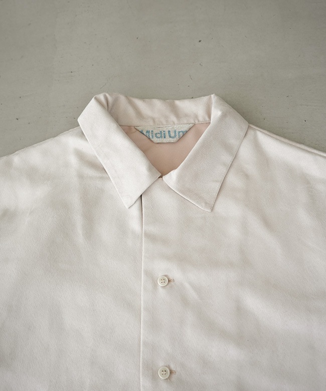 SALE 50%OFF】[4-730009]Midi Umi(ミディウミ) fake suede shirt