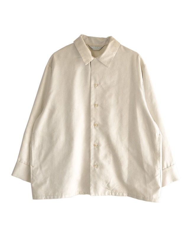 SALE 50%OFF】[4-730009]Midi Umi(ミディウミ) fake suede shirt