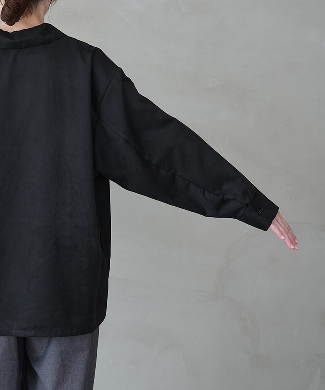 SALE 50%OFF】Midi Umi(ミディウミ) fake suede shirt フェイク