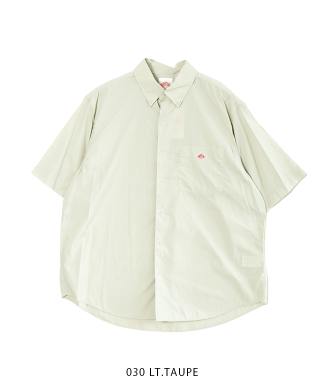 ◇DANTON(ダントン) DOT BUTTON B.D. SHIRT S/S ドットボタンボタン