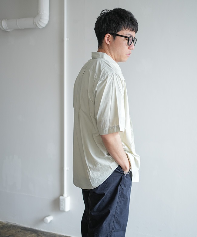 ◇[DT-B0337RNY]DANTON(ダントン) DOT BUTTON B.D. SHIRT S/S ドット