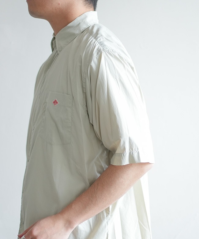◇DANTON(ダントン) DOT BUTTON B.D. SHIRT S/S ドットボタンボタン