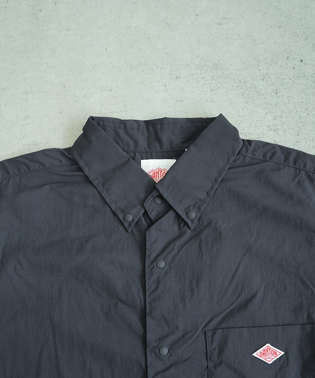 ◇[DT-B0337RNY]DANTON(ダントン) DOT BUTTON B.D. SHIRT S/S ドット