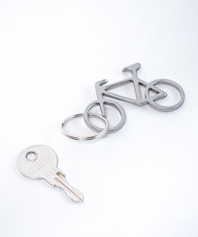 【Kikkerland】ロンハーマン キーリング付 ボトルオープナー Ron Herman 新品 ロンハーマン Bottle Opener ボトルオープナー