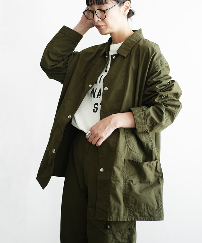 JK2401]tsuzuli(ツヅリ) WEATHER COVERALLS JACKET ウェザー