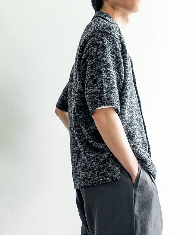 plyy men by RAGNE KIKAS 半袖ニットポロ ヨウジヤマモト プライバイラグネキカス : plyy by RAGNE KIKAS - ファッションプレス