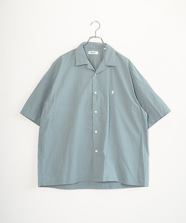 SALE 10%OFF】Gymphlex(ジムフレックス) OPEN COLLAR SHIRT S/S