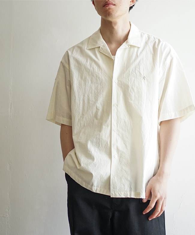 Gymphlex(ジムフレックス) OPEN COLLAR SHIRT S/S オープンカラー