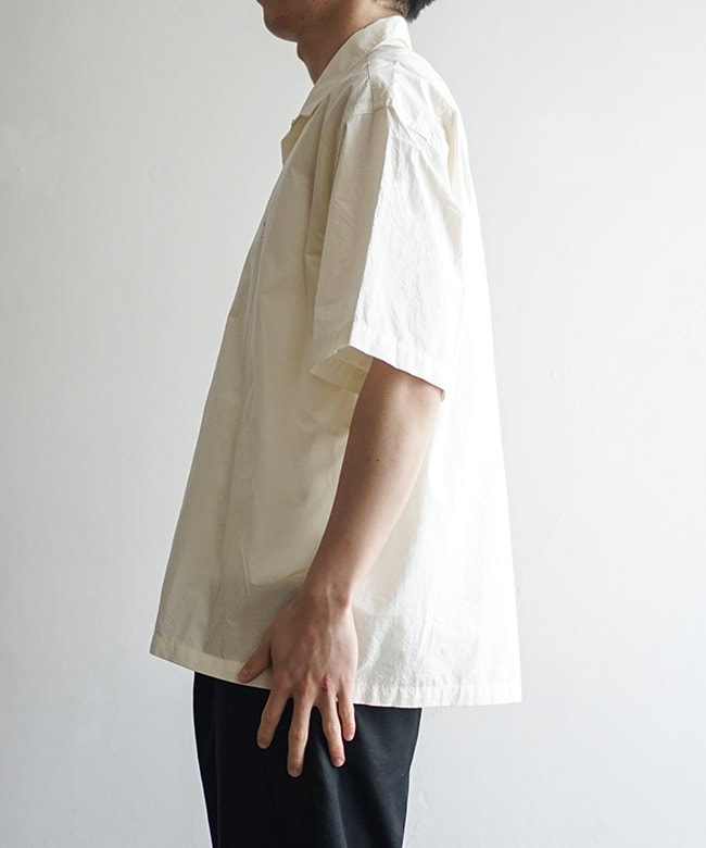 SALE 10%OFF】Gymphlex(ジムフレックス) OPEN COLLAR SHIRT S/S