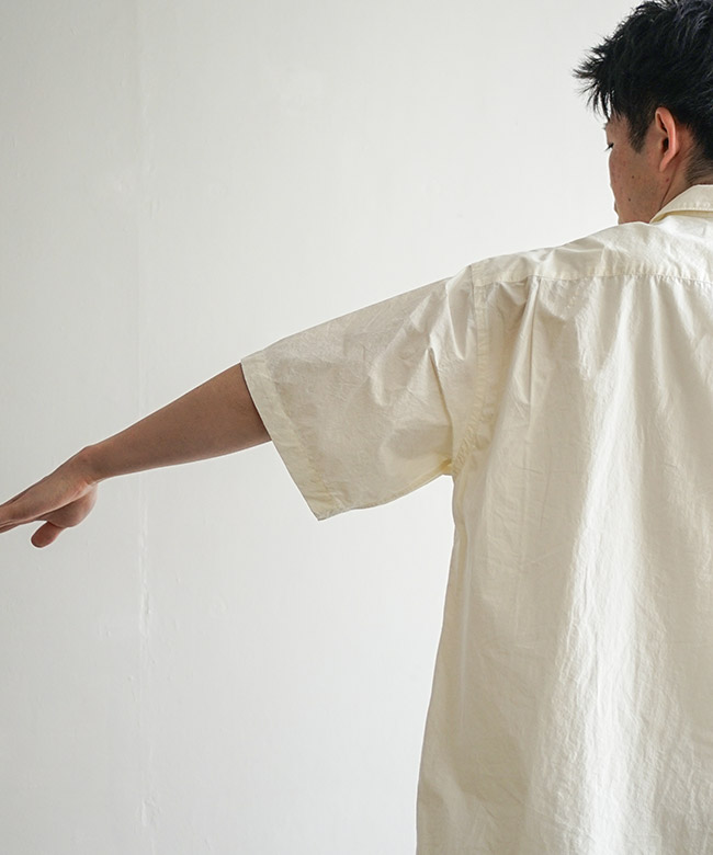Gymphlex(ジムフレックス) OPEN COLLAR SHIRT S/S オープンカラー