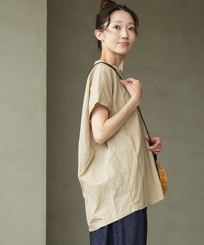 SALE 30%OFF】prit(プリット) コットンリネンワッシャー中白染め