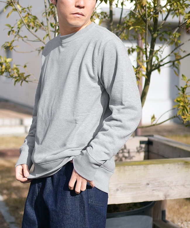 BD0400]BRING(ブリング) DRYCOTTONY Sweat Crewneck Pullover