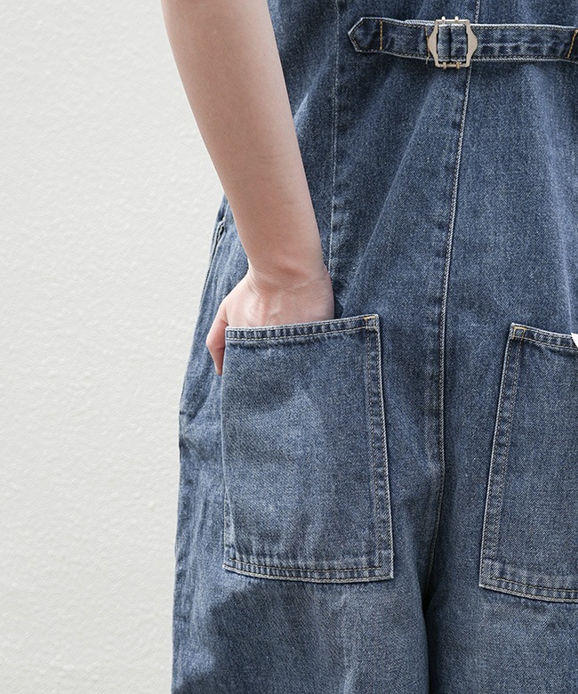 SALE 50%OFF】JOHNBULL(ジョンブル) デニムタックベア サロペット
