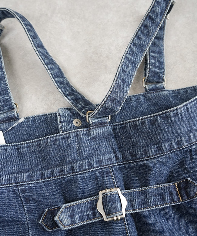 SALE 50%OFF】JOHNBULL(ジョンブル) デニムタックベア サロペット