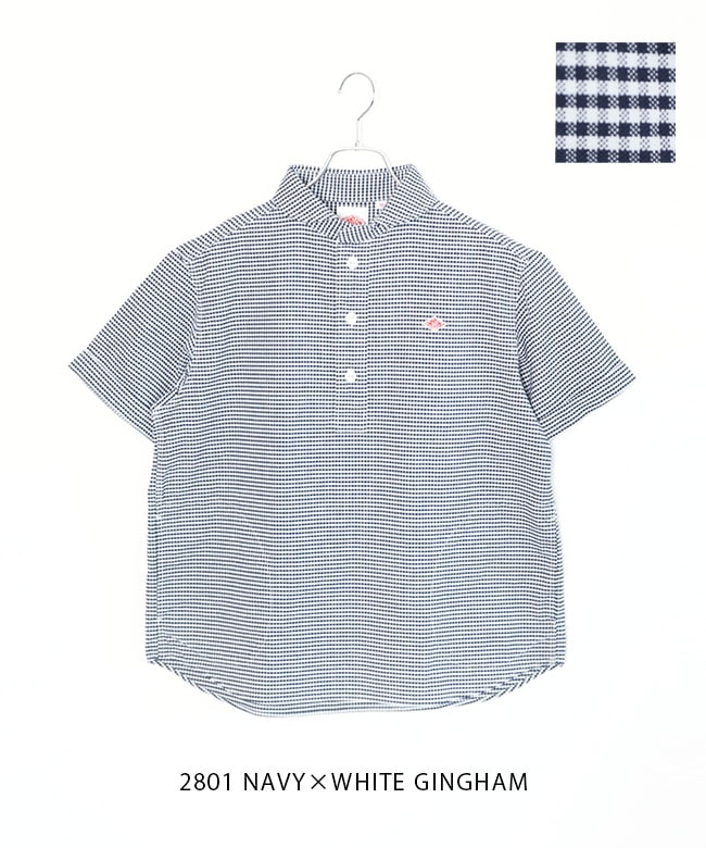◇DANTON(ダントン) ROUND COLLAR P.O SHIRT S/S ラウンドカラープル