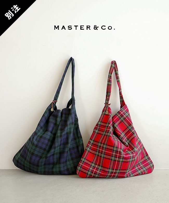 MC949WH]【チャーム付き】MASTER&Co.(マスターアンドコー) 別注 TARTAN