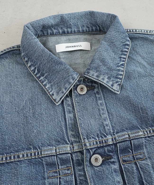 SALE 50%OFF】JOHNBULL(ジョンブル)デニムフレイドトラッカー