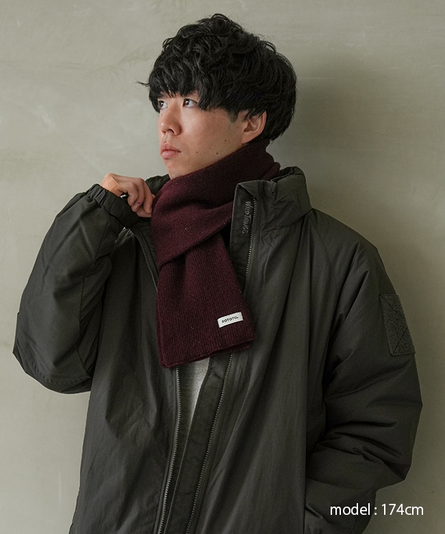 ROTOTO(ロトト) MERINO LAMBS WOOL SOCKSTOLE メリノラムウール