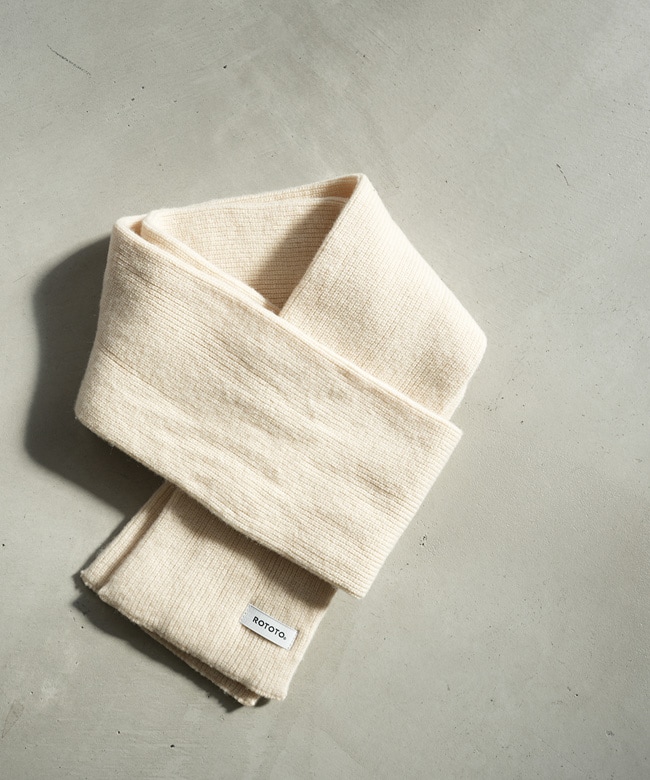 ROTOTO(ロトト) MERINO LAMBS WOOL SOCKSTOLE メリノラムウール