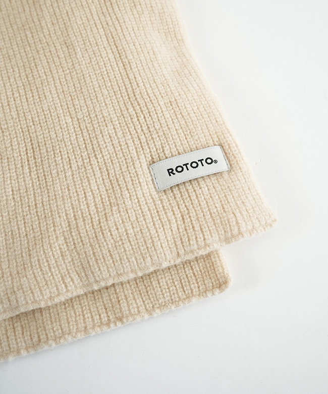 ROTOTO(ロトト) MERINO LAMBS WOOL SOCKSTOLE メリノラムウール