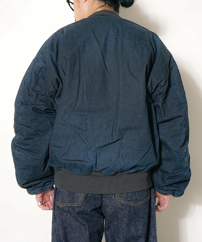 GL15855H]gold(ゴールド) CLIMASHIELD PADDING 10oz. DENIM MA-1