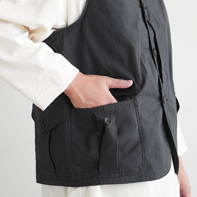 Workers Co リバースドサテン ハーフムーン クルーザーベスト M WORKERS(ワーカーズ)Cruiser Vest/Reversed Sateen(クルーザーベスト