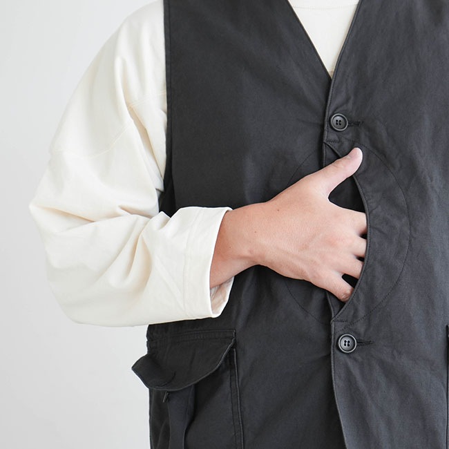 トップス WORKERS W&G Reversed Sateen W&G Vest WORKERS W&G Reversed Sateen W&G Vest