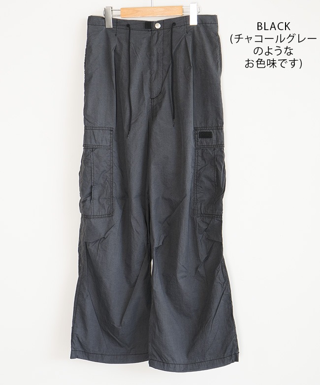 WILD THINGS(ワイルドシングス) DOUBLE DYED NYLON CARGO PANTS ダブル